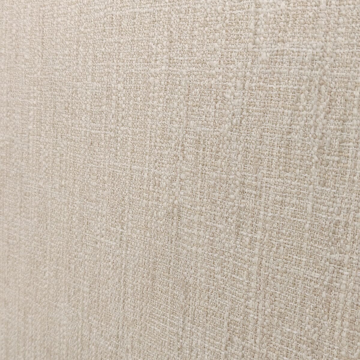 Adalynn Natural Textured Fabric Bed with Deep Brown Wooden Detail - Image 8