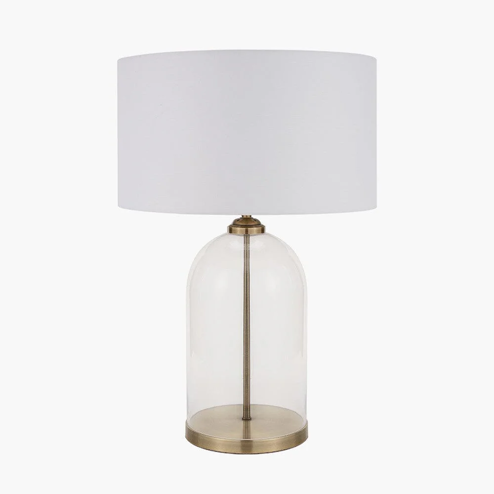 Adella Large Antique Brass & Gold Table Lamp - Image 4