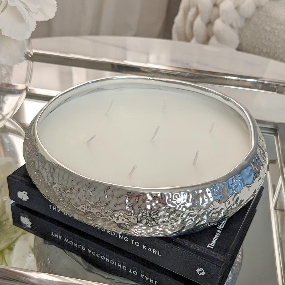 Aeolian 7 Wick Silver Scented Candle - Image 6