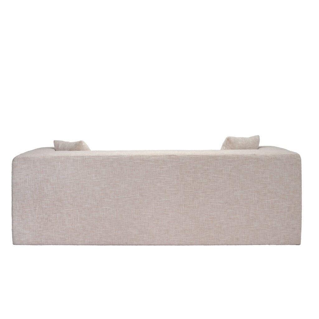 Allegra Oyster Textured 3 Seater Sofa - Image 4