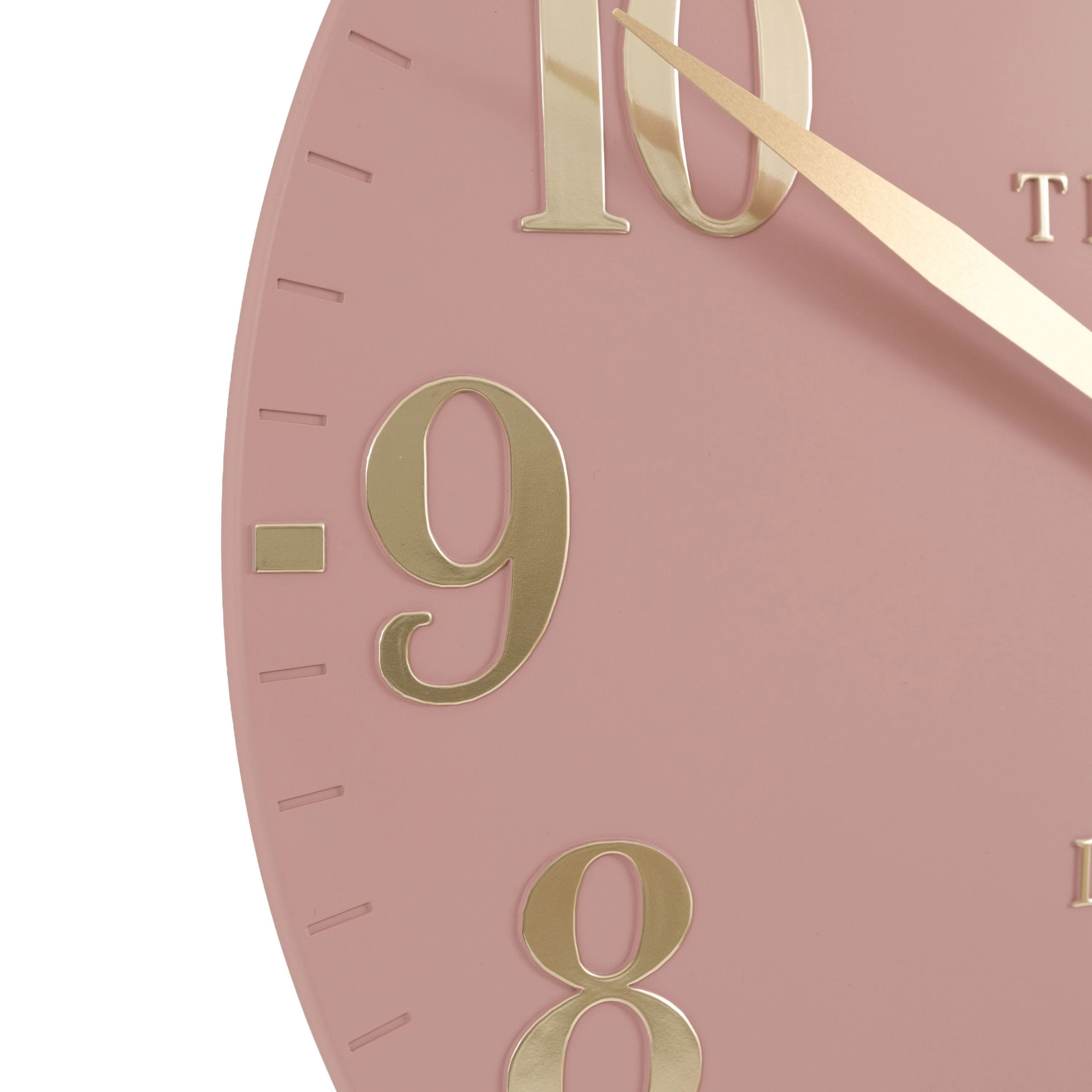 Arundel Pink & Gold Wall Clock - Image 4