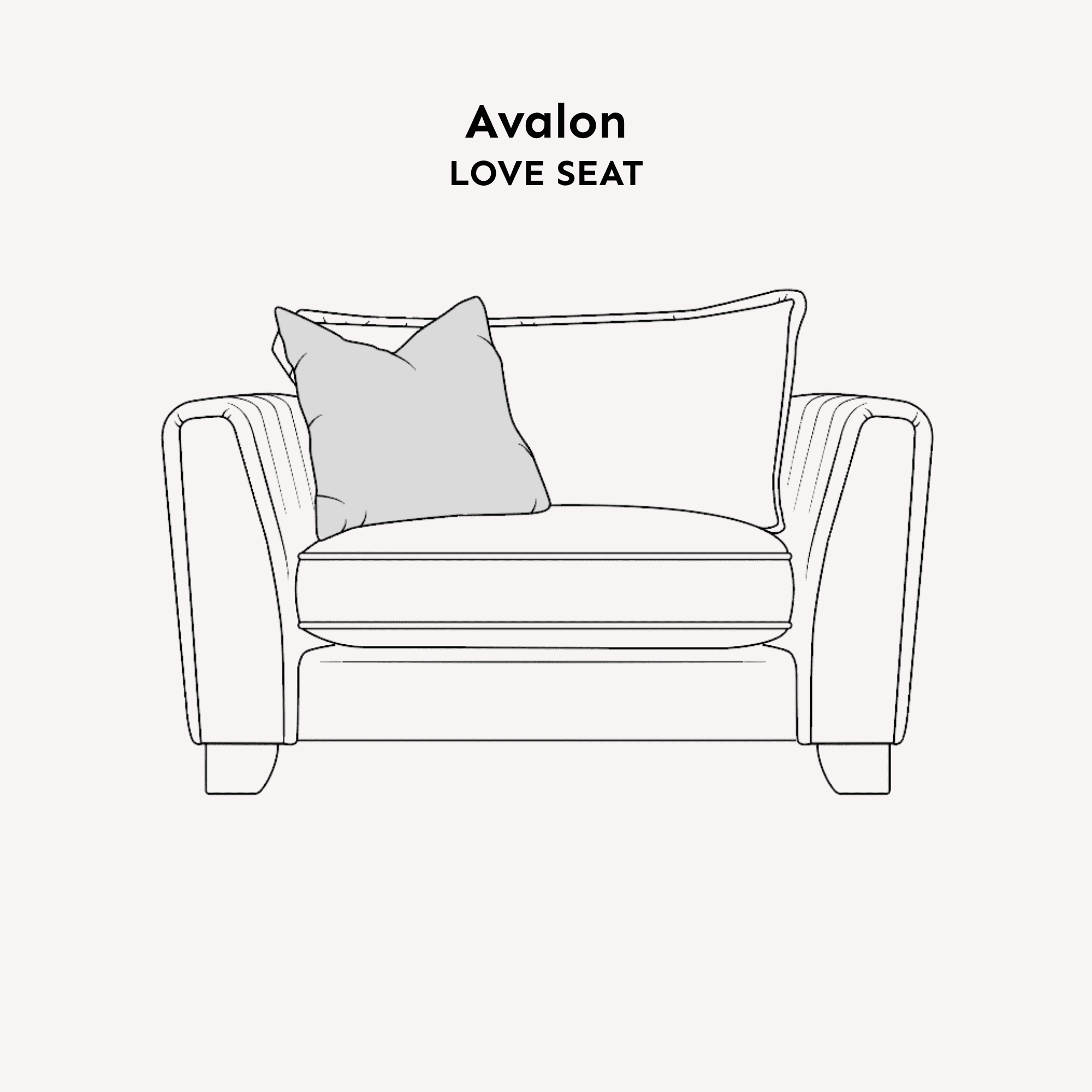 Avalon Charcoal Textured Velvet Sofa Range - Image 12