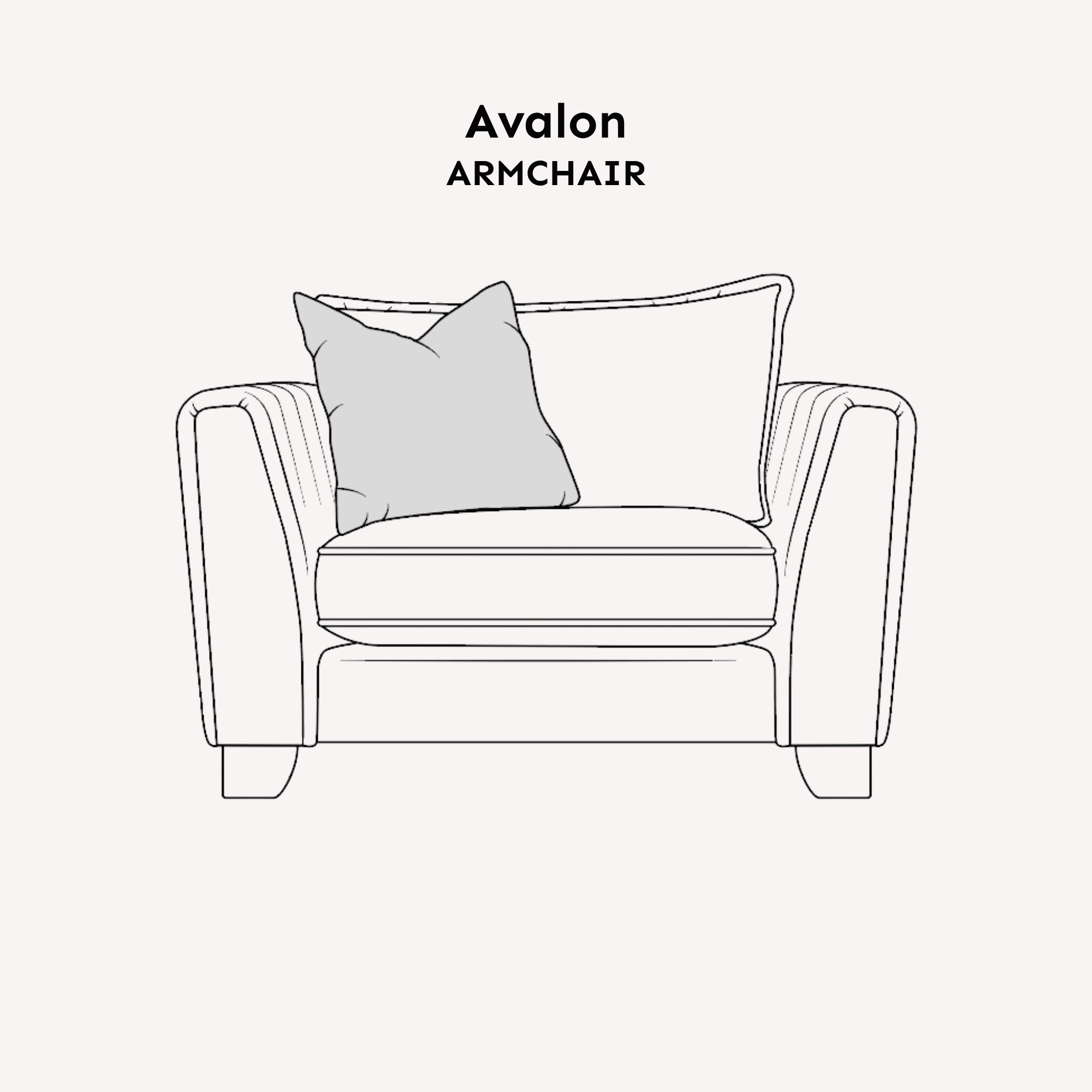 Avalon Charcoal Textured Velvet Sofa Range - Image 13