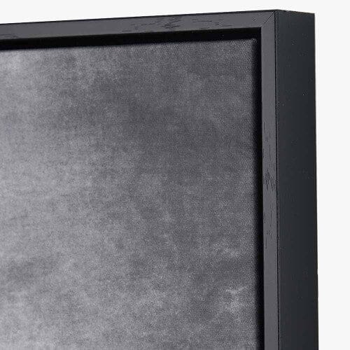Bethany Monochrome Framed Square Canvas Wall Art - Image 3