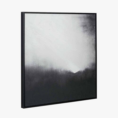 Bethany Monochrome Framed Square Canvas Wall Art - Image 5