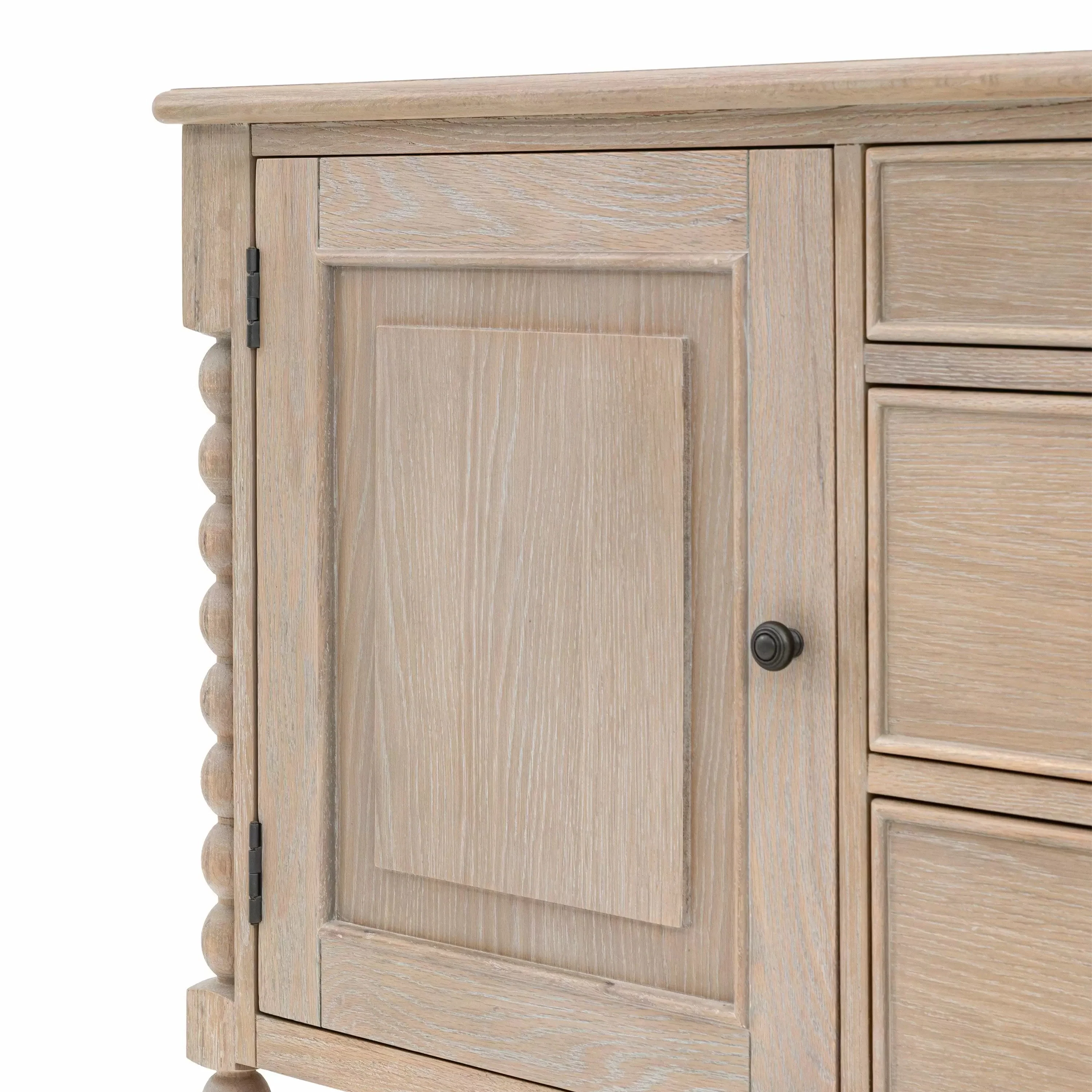 Blenheim 2 Door 3 Drawer Oak Sideboard - Image 2