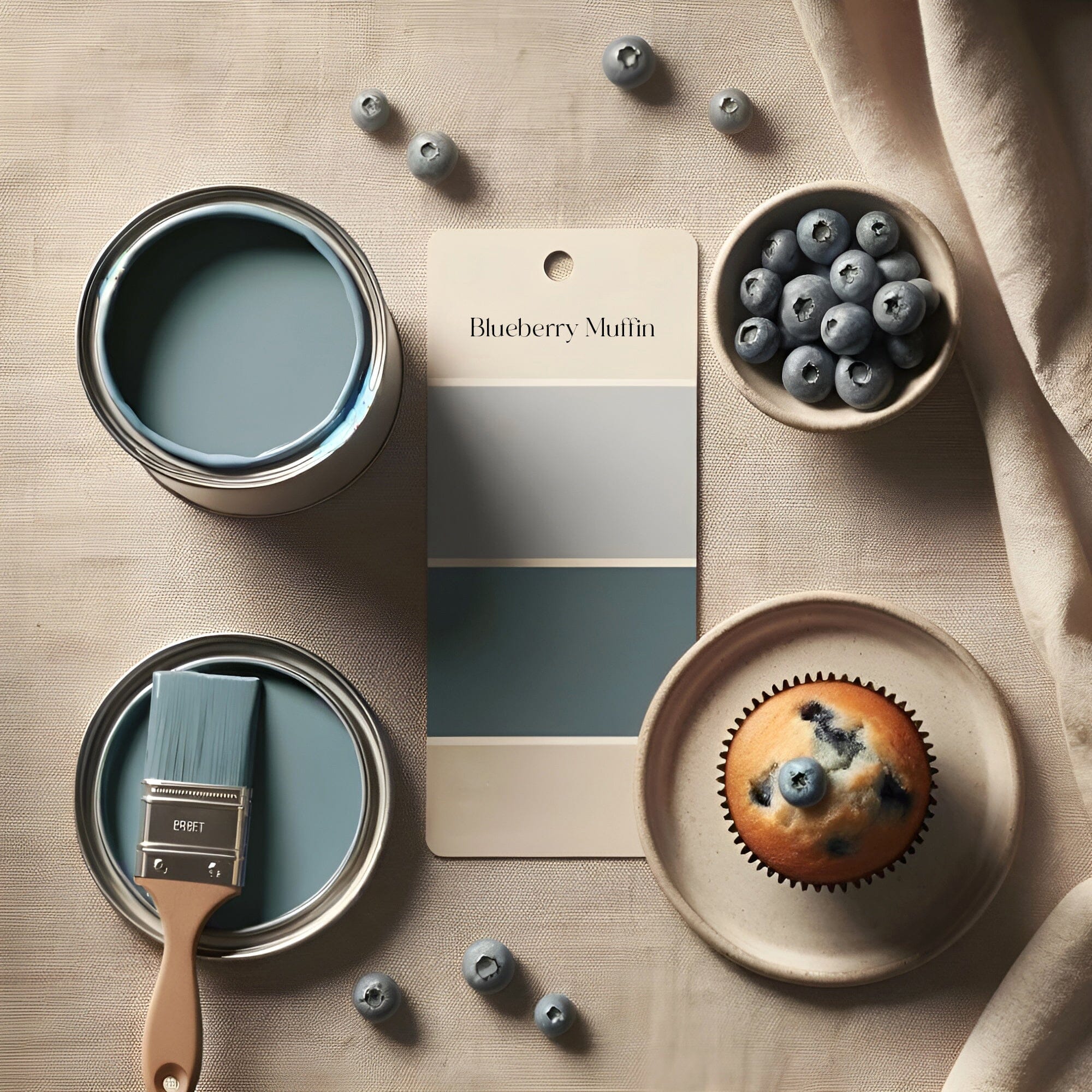 Blueberry Muffin Walls & Ceilings Washable Flat Matt Paint - 2.5L - Image 8