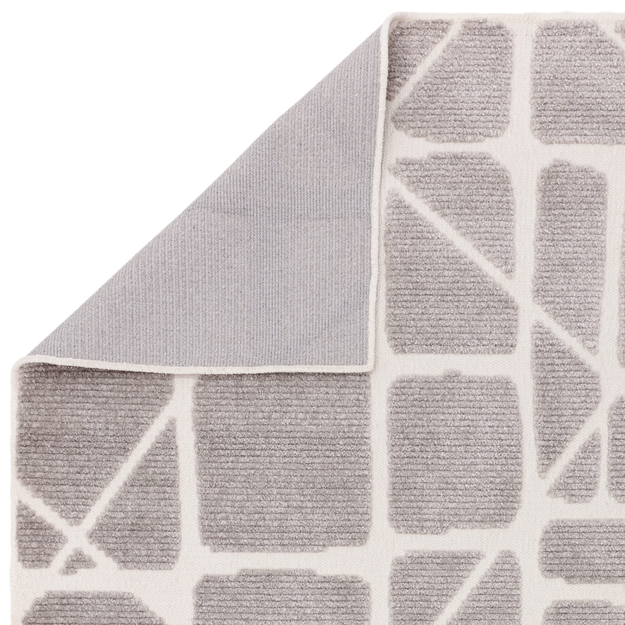 Braylin Grey & Cream Abstract Lines Rug - Image 5