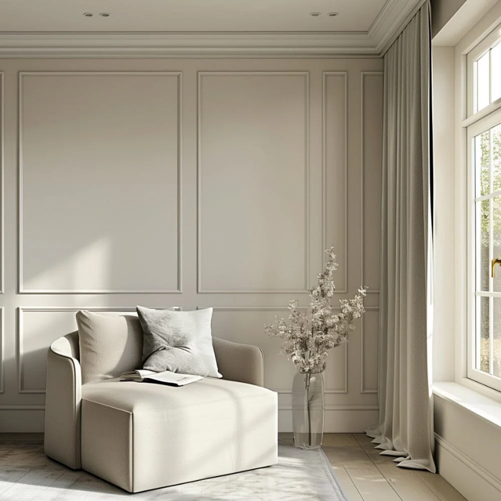 Champagne Truffle Walls & Ceilings Washable Flat Matt Paint - 2.5L - Image 3
