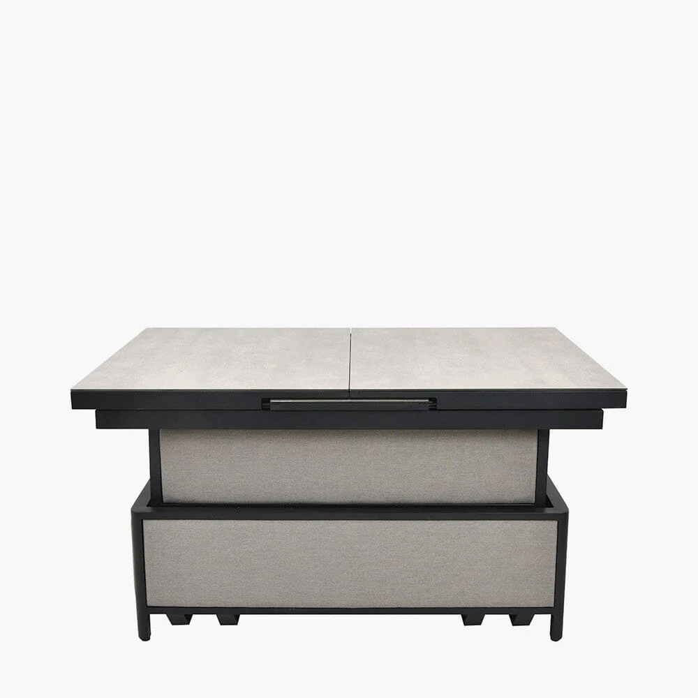 Coppola Putty Outdoor Large Corner Sofa Set with Adjustable Table - Image 6