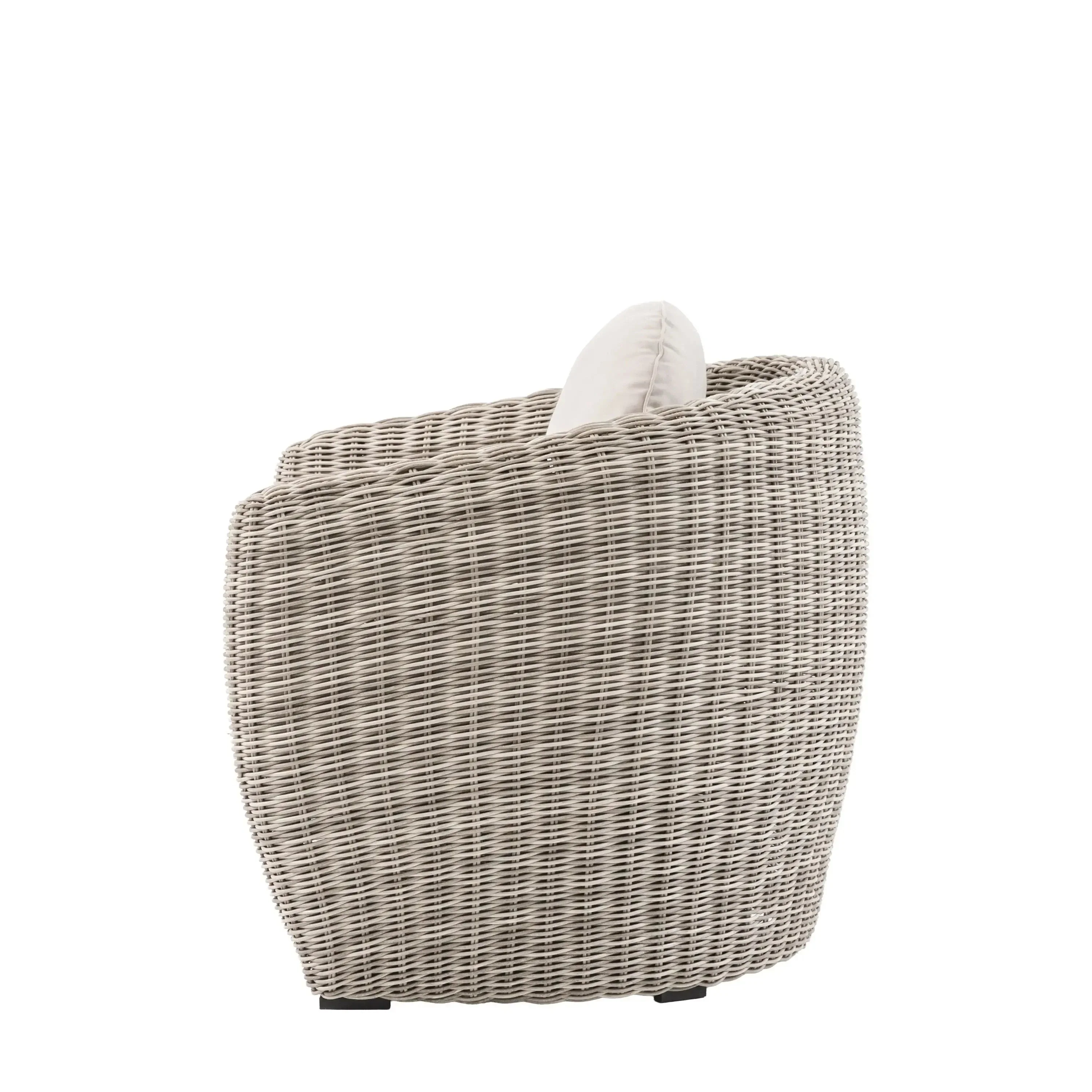 Cotswold Outdoor Neutral Wicker Armchair - Image 6
