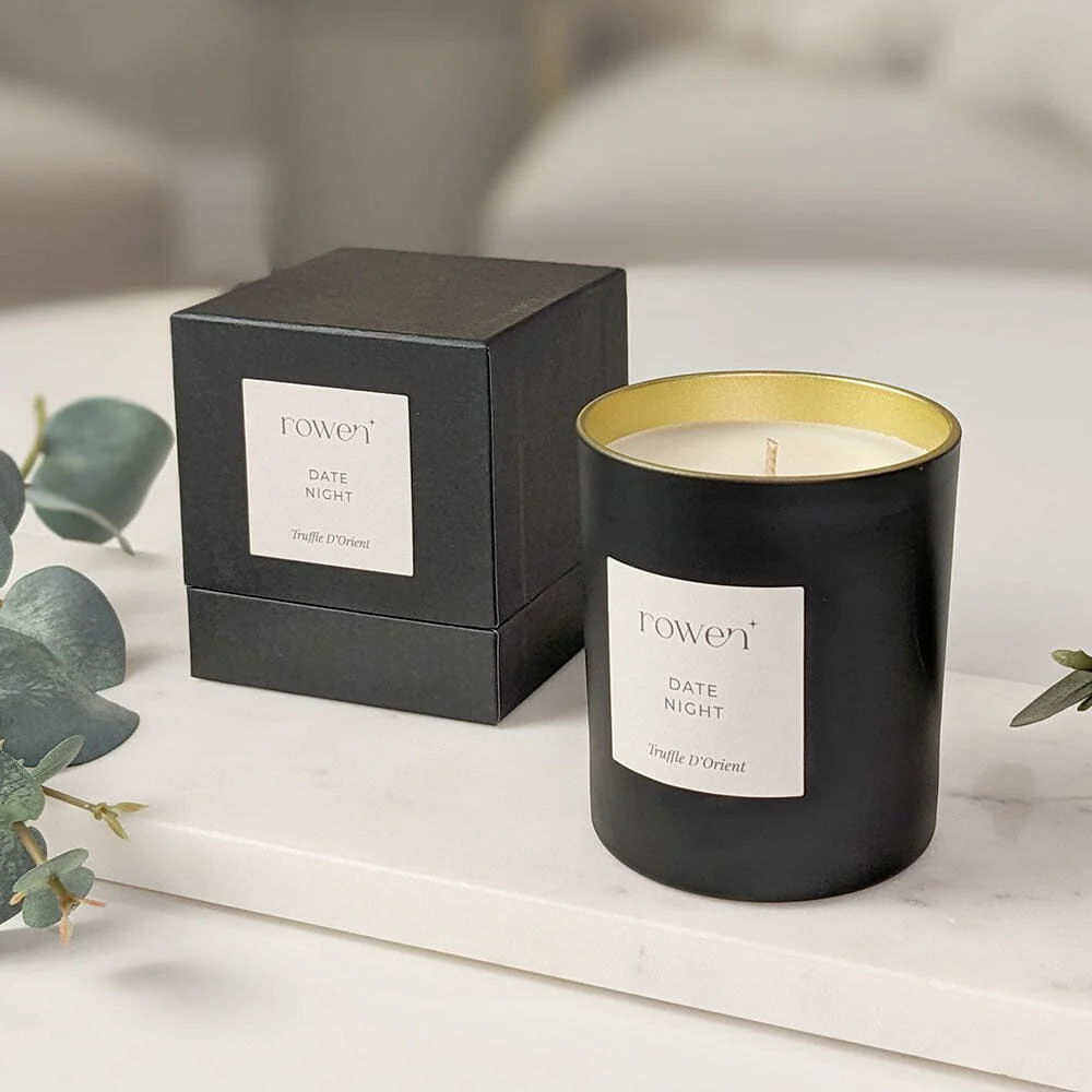 Date Night Black & Gold Scented Candle - Truffle D'orient - Image 2