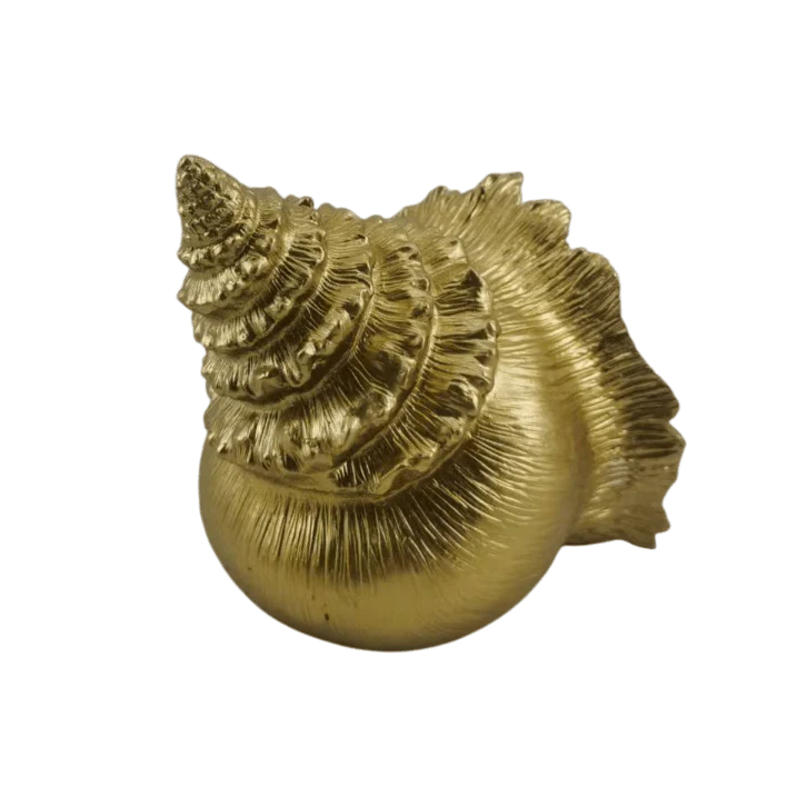Decorative Gold Conch Shell Ornament - Image 5