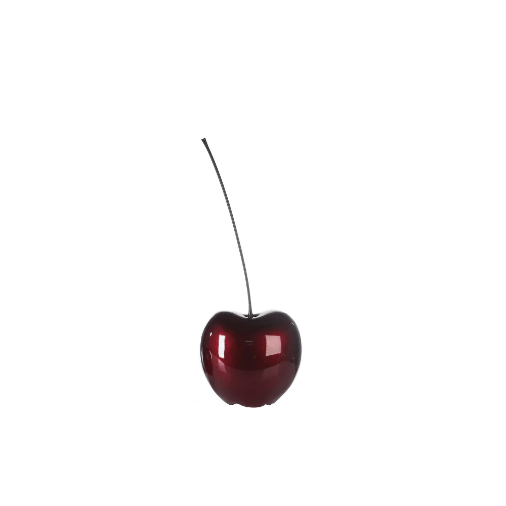 Deep Red Statement Cherry Ornament - Image 2