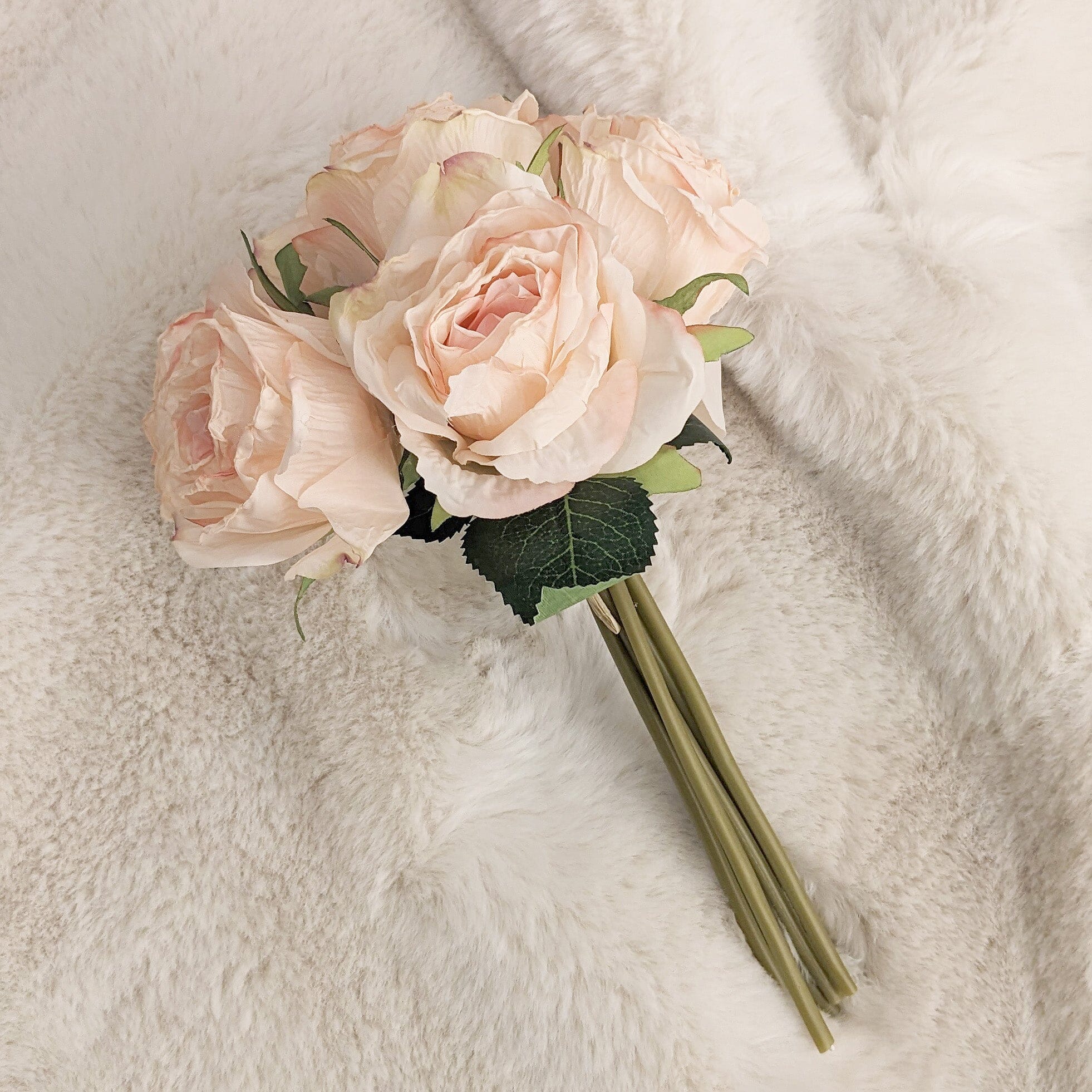 Dusty Pink Bunch of Faux Rose Florals - Image 2