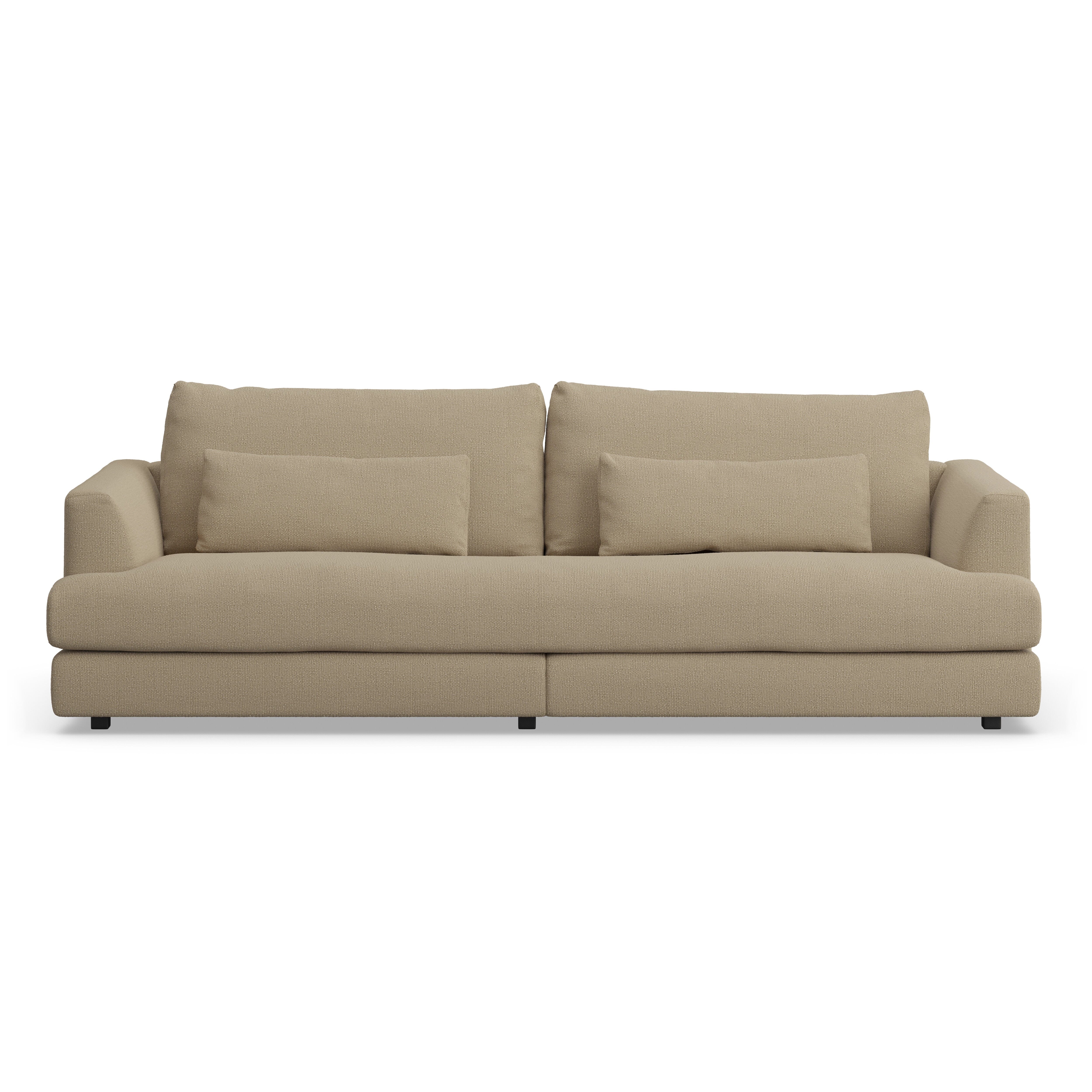 Elsa Taupe 4 Seater Sofa - Image 3