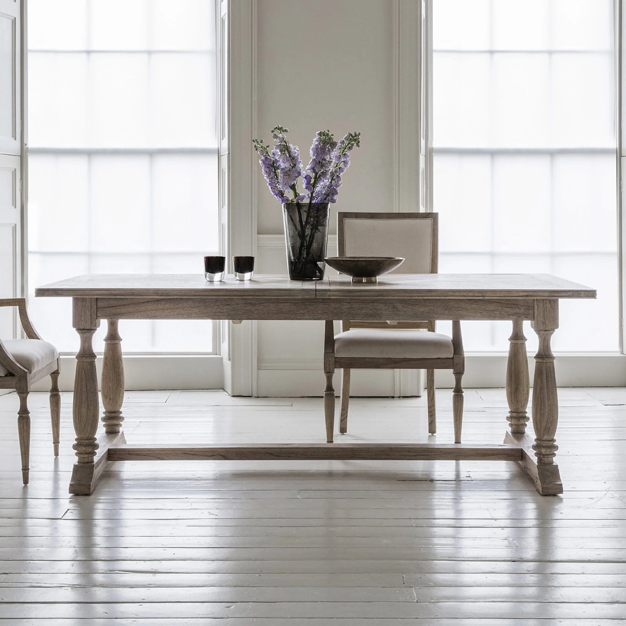 Elysium Natural Wood Extending Rectangular Dining Table - Image 3
