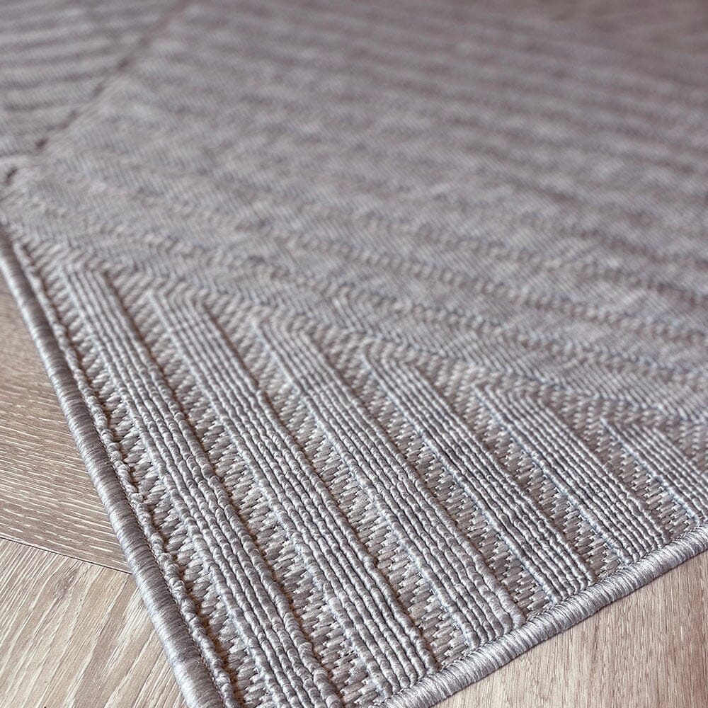 Fensham Grey Geometric Indoor / Outdoor Rug - Image 3