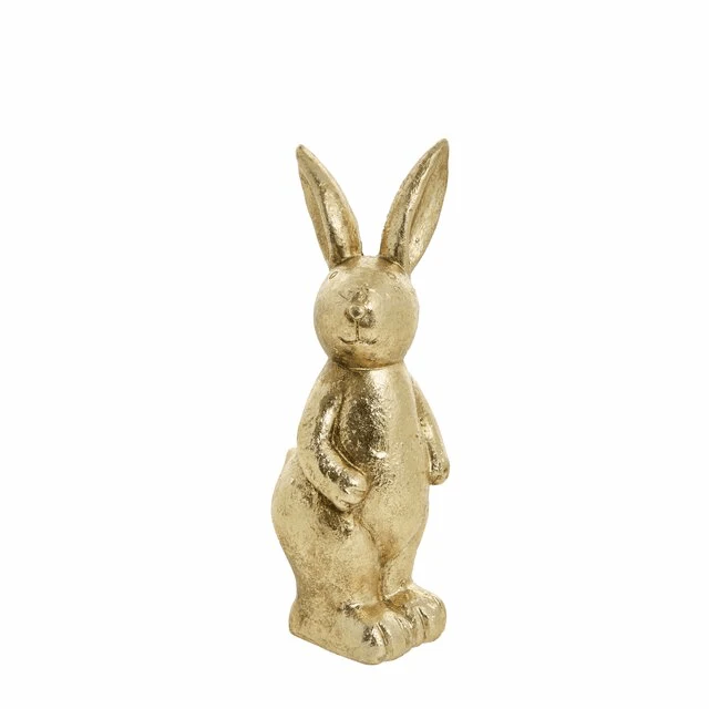 Gold Standing Bunny Ornament - Image 2