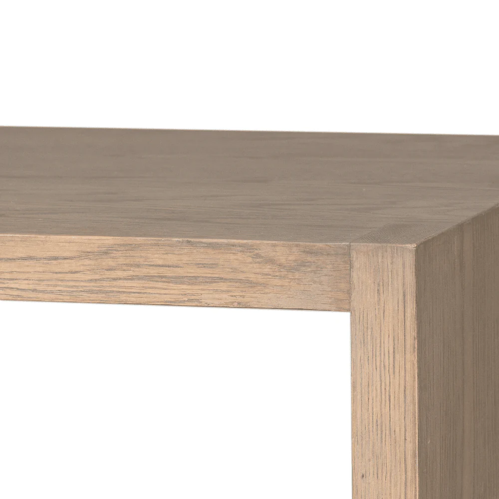Hayden Smoked Oak Rectangular Coffee Table - Image 3