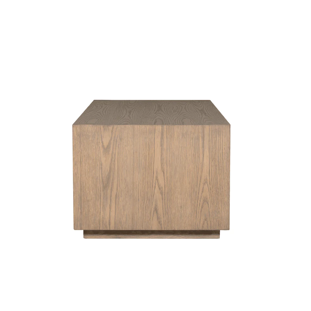 Hayden Smoked Oak Rectangular Coffee Table - Image 4
