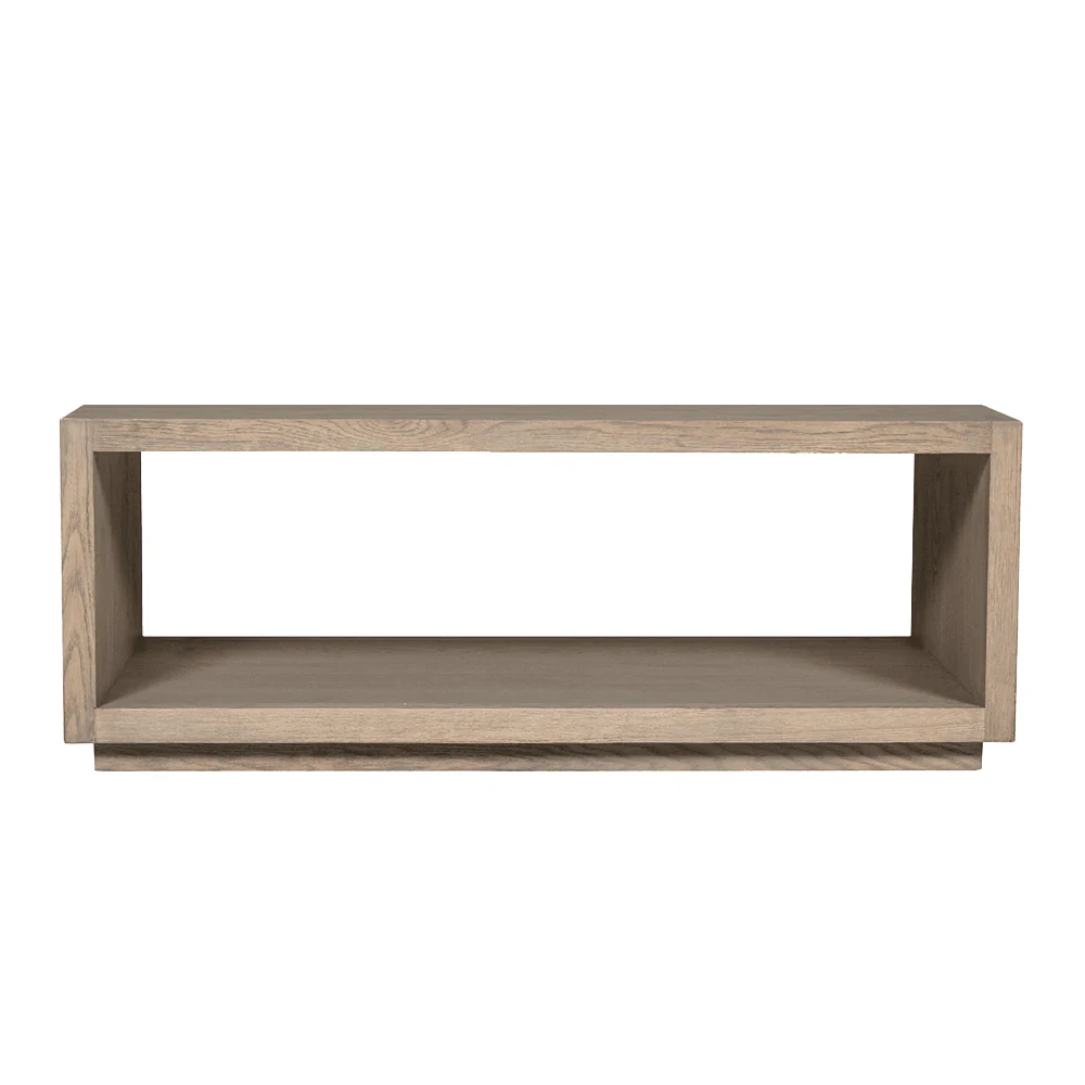 Hayden Smoked Oak Rectangular Coffee Table - Image 5