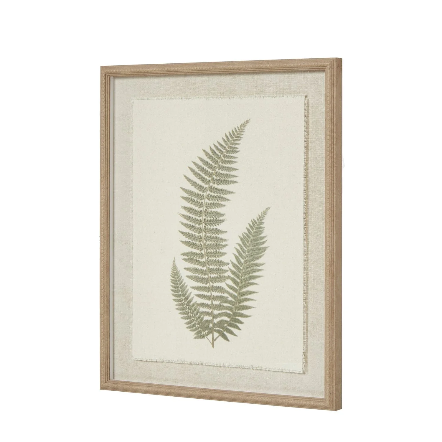 In Stock - Nia Sage Green Fern Leaf Print Framed Wall Art - Image 3