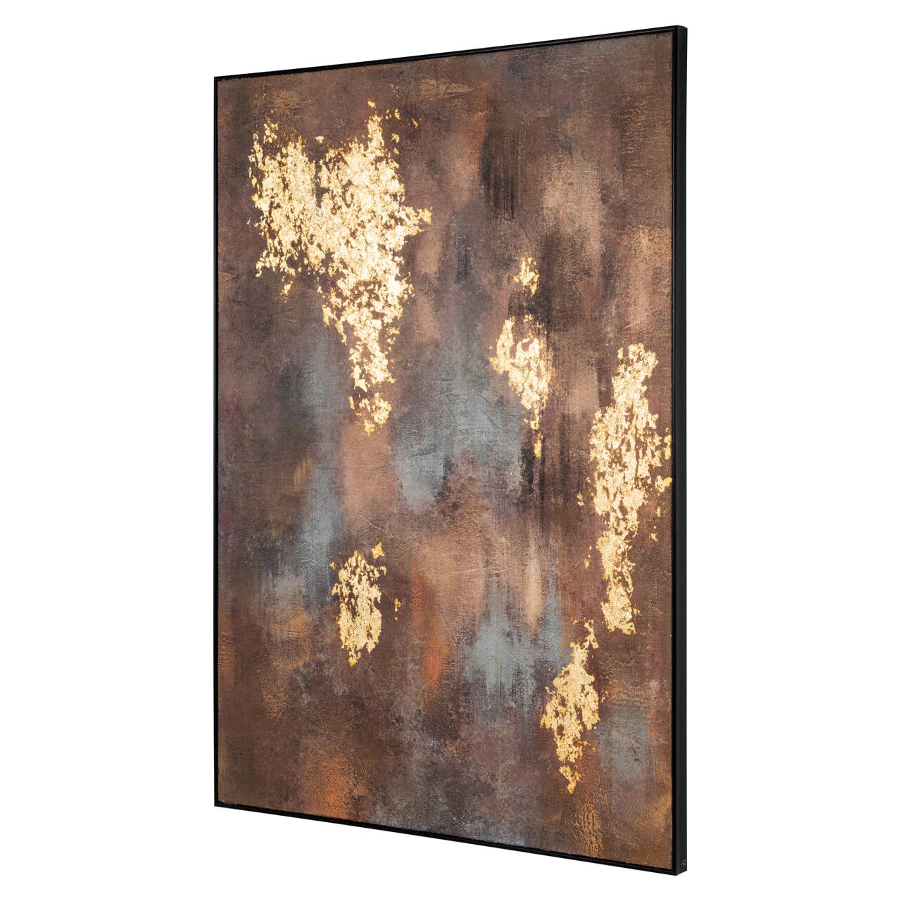 Ines Gold Foil Abstract Wall Art - Image 4