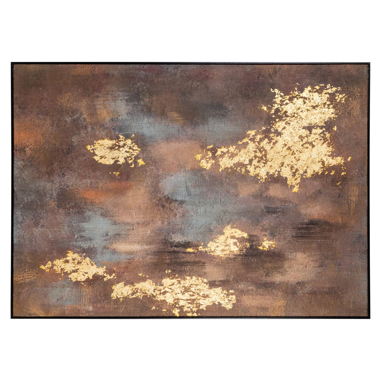 Ines Gold Foil Abstract Wall Art - Image 5