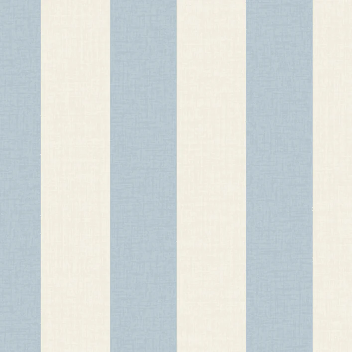 Kaya Blue & Cream Striped Wallpaper - Image 2