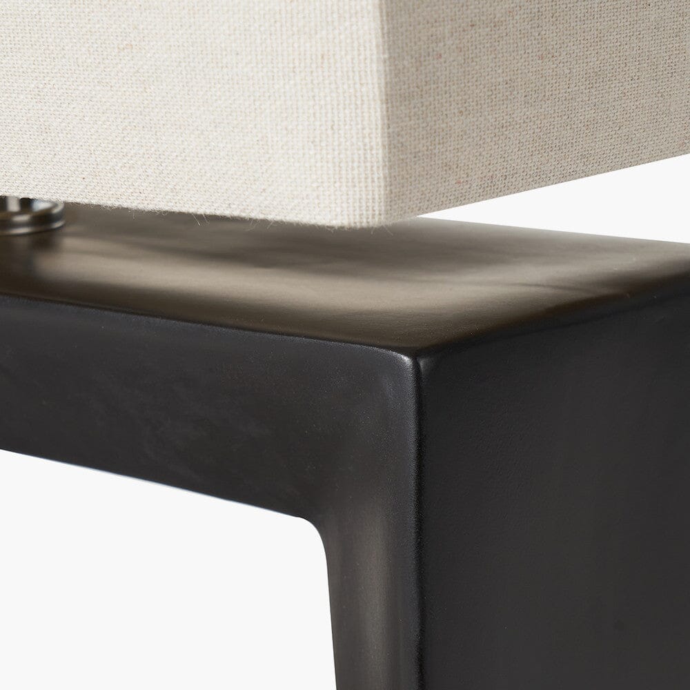 Kimia Black Rectangular Table Lamp - Image 2