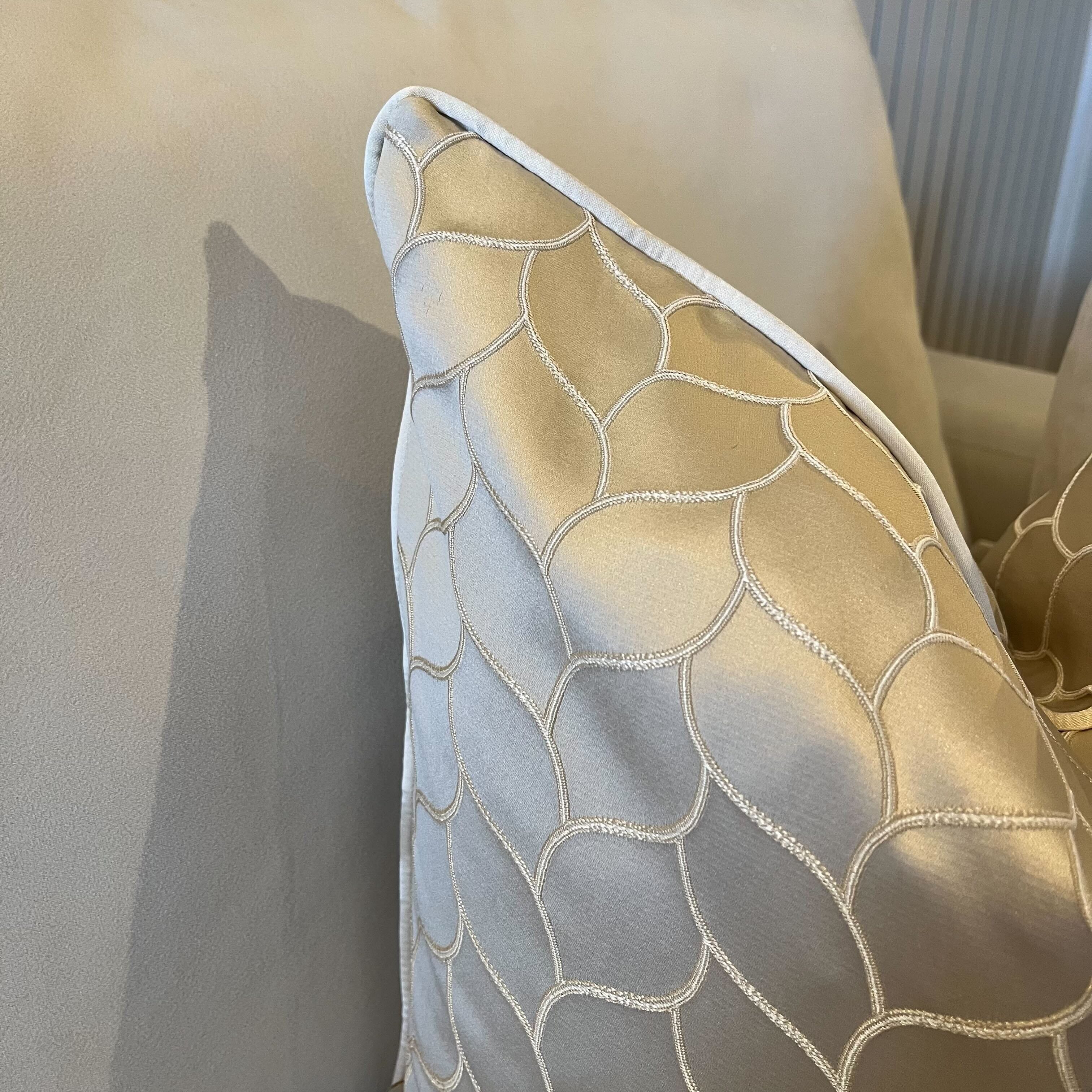 Kyoto Shell Textured Patterned Cushion- 50x50cm - Image 2