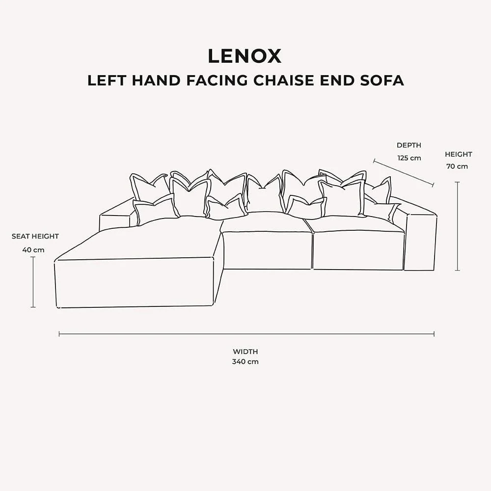 Lenox Shadow Grey Velvet Pillow Back Modular Sofa Range - Image 6