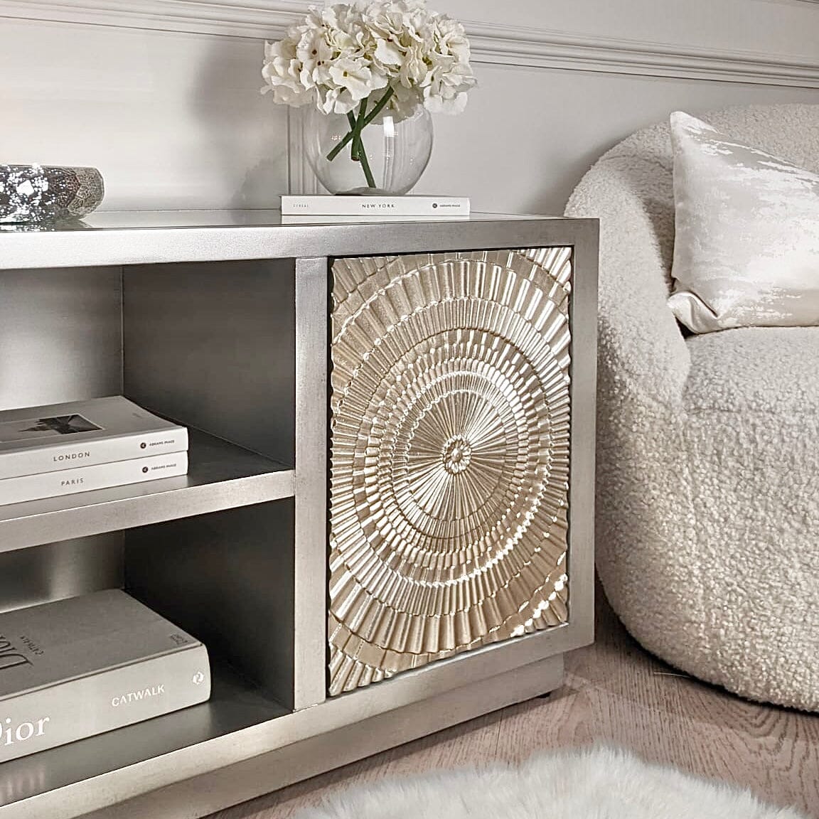 Leverette Silver Premium TV Unit - Image 3