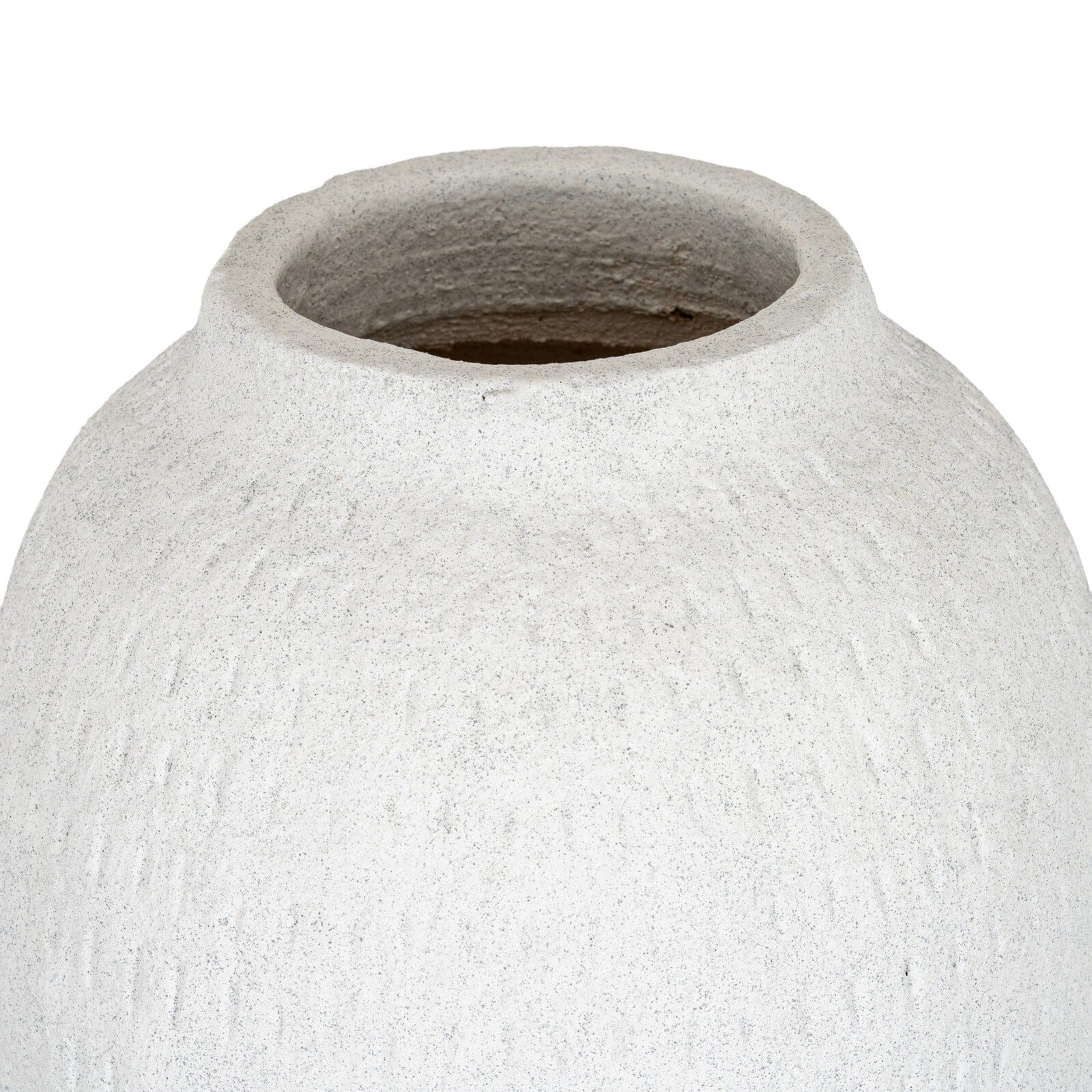 Lis Neutral Large Ceramic Tall Vase - Image 3