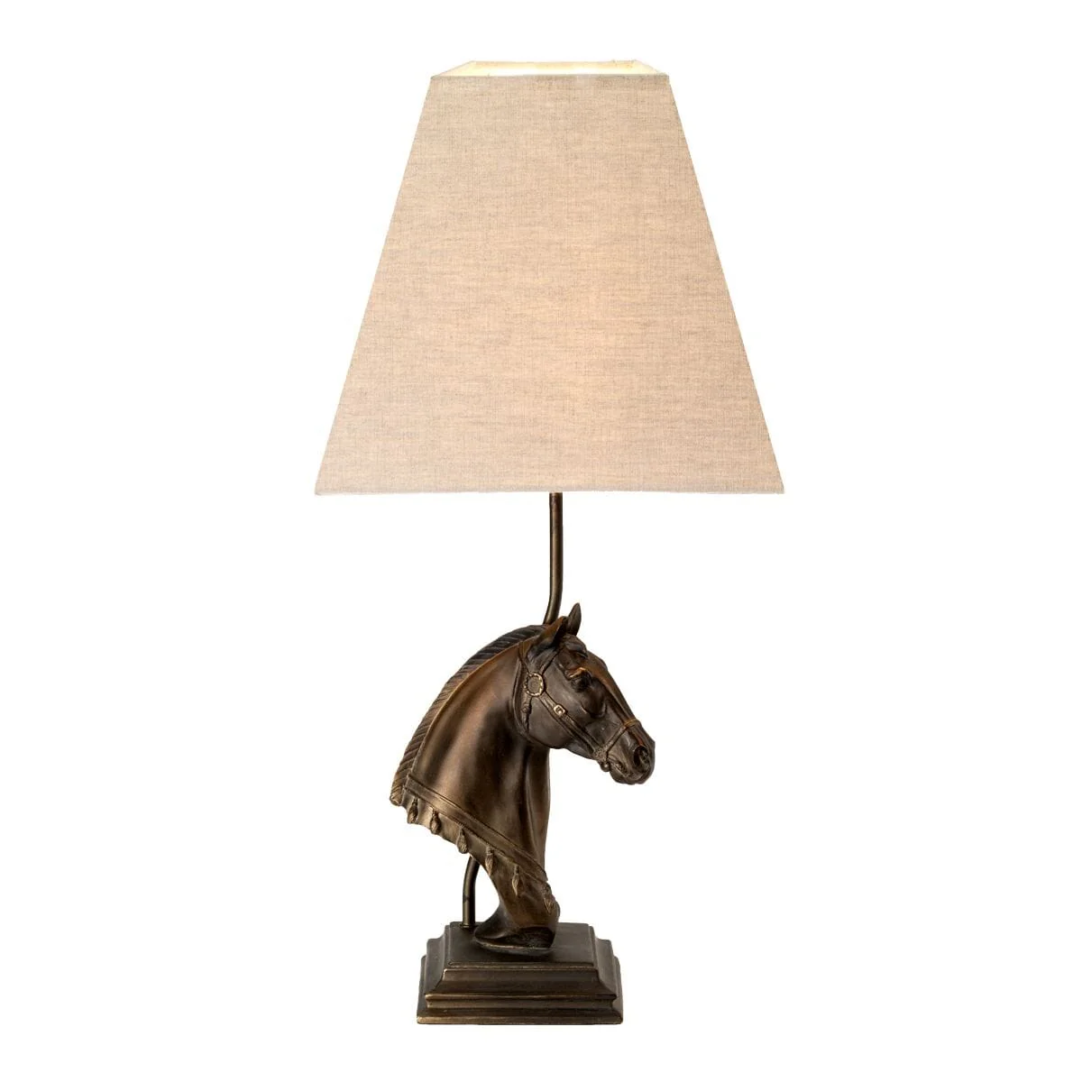 Lottie Bronze Horse Decorative Table Lamp - Image 2