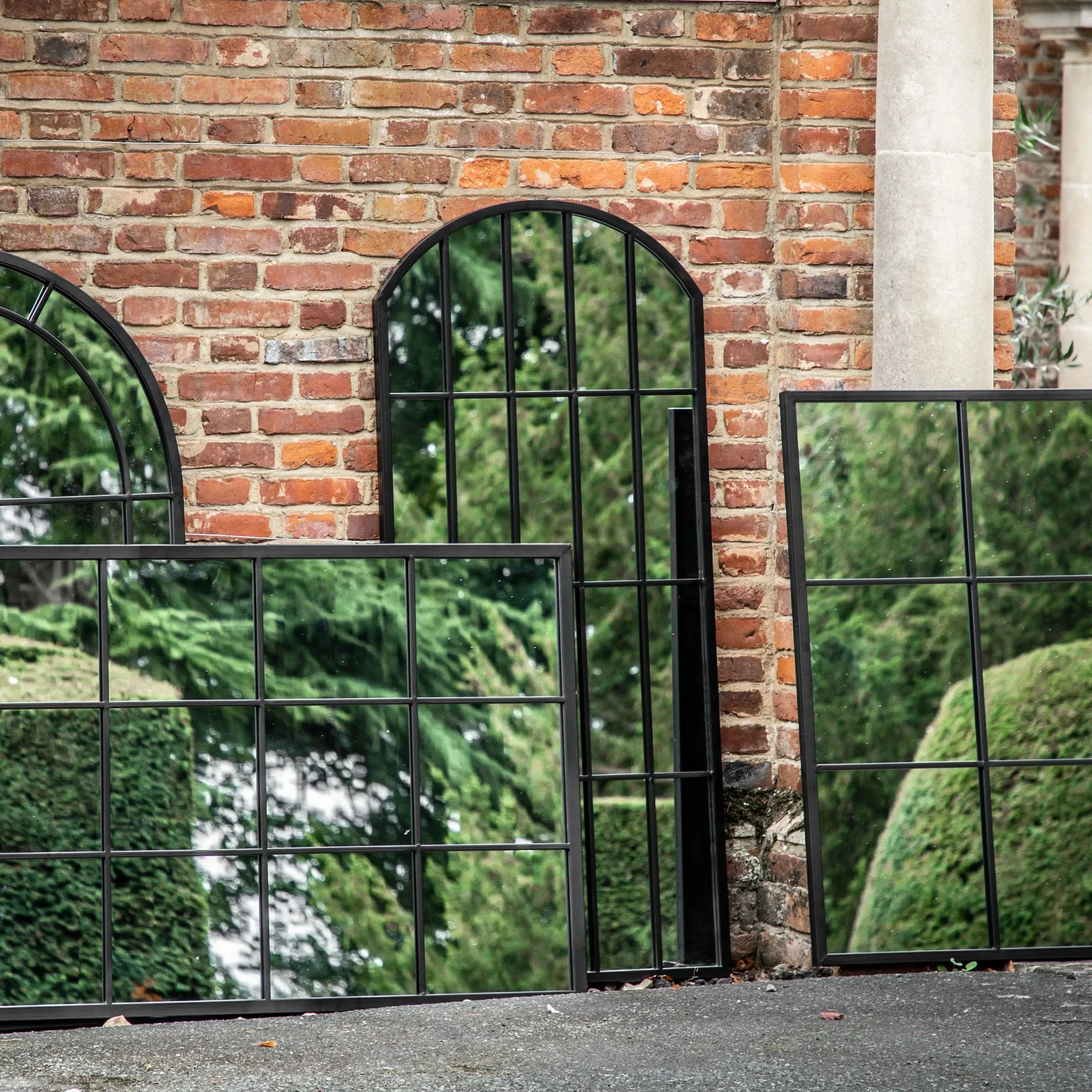 Martic Black Outdoor Mirror - Image 3