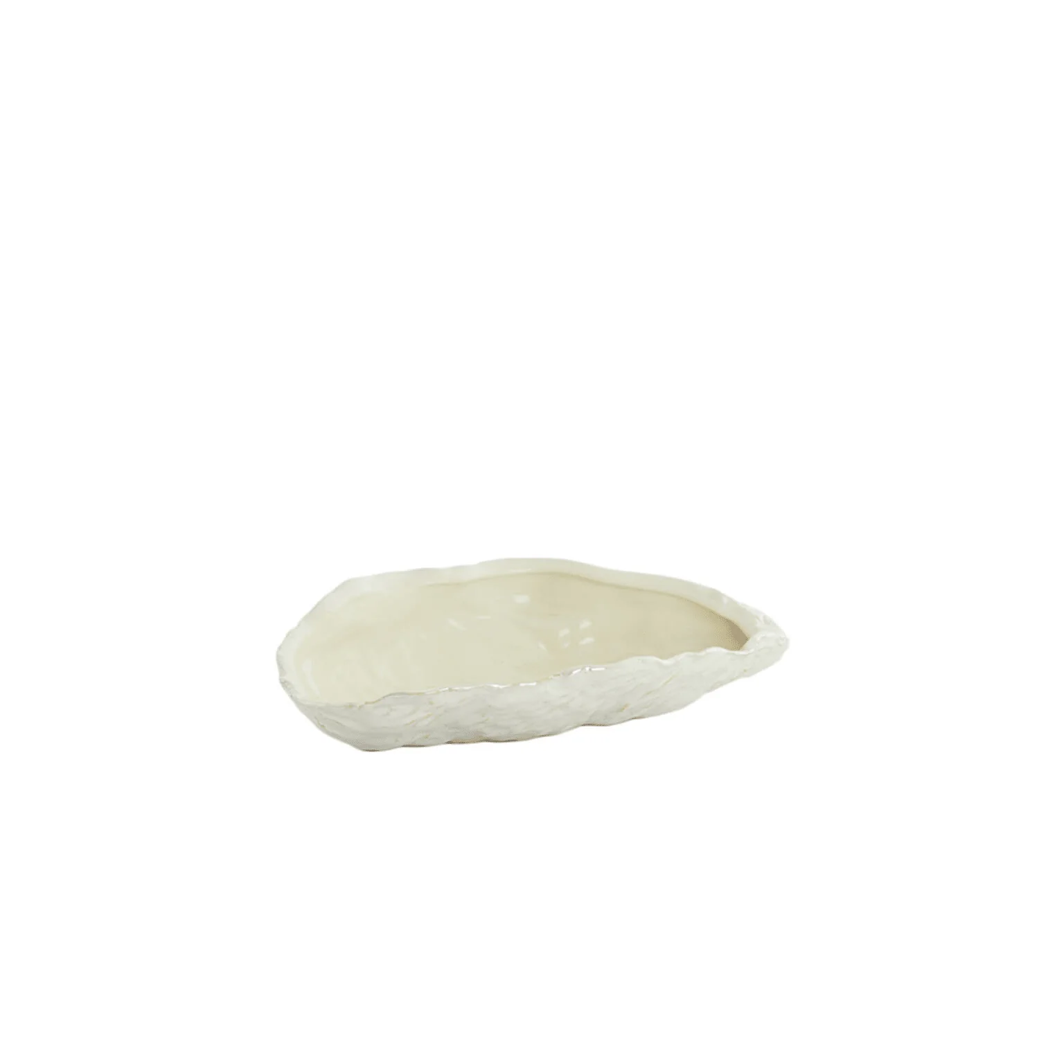 Maye Large Cream Pearl Decorative Dish - Image 2