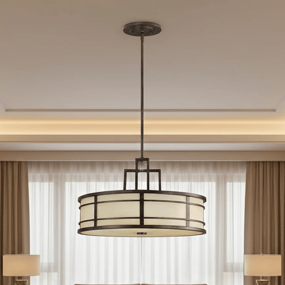 Millie Bronze 3 Light Pendant Ceiling Light