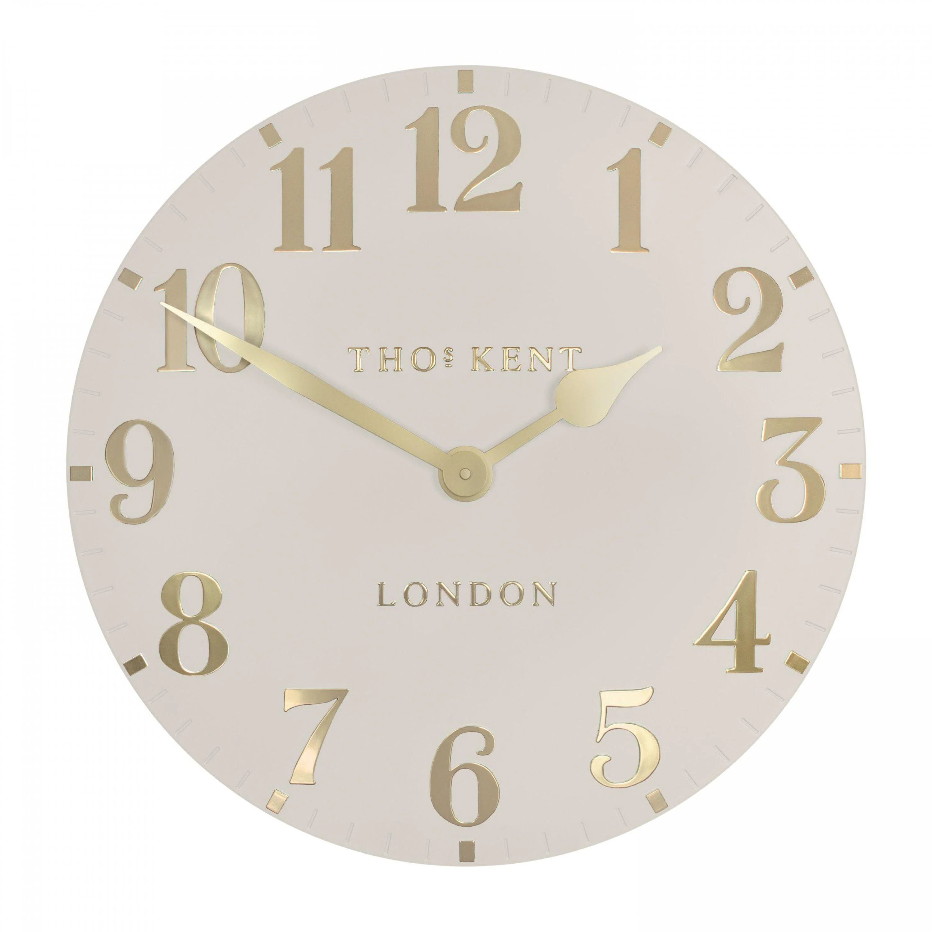 Milly Cream & Gold Decorative Wall Clock - Image 3