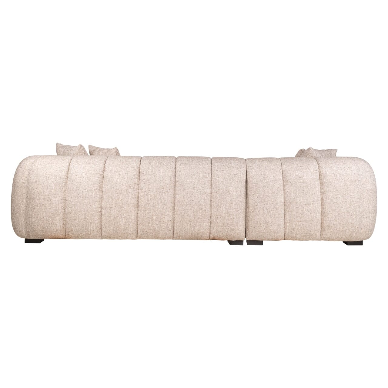 Neo Cream Tweed Left Hand Facing Chaise End Sofa - Image 4