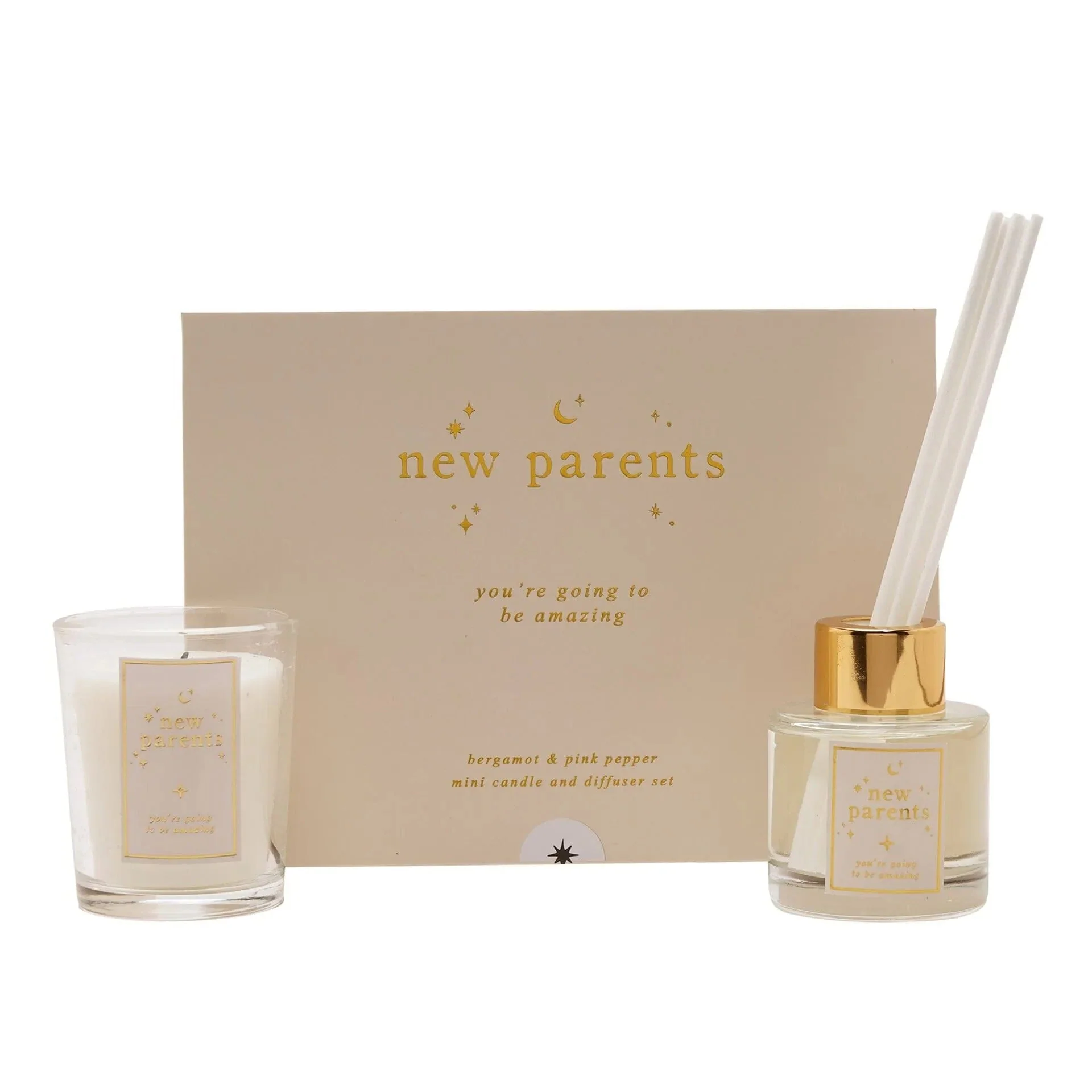 New Parents Mini Candle & Diffuser Gift Set - Image 2
