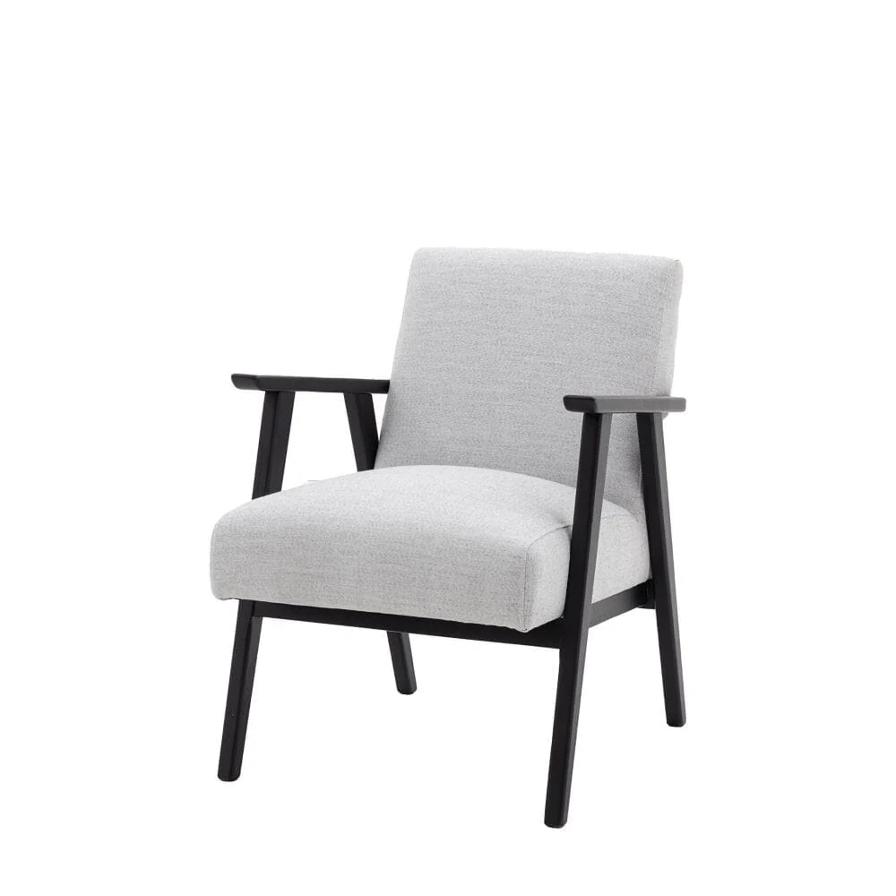 Paquin Black & Stone Armchair - Image 3