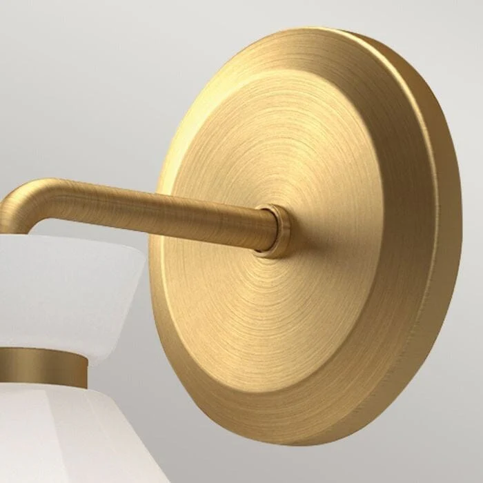 Pilar Gold Wall Light with Opal Shade - Image 3
