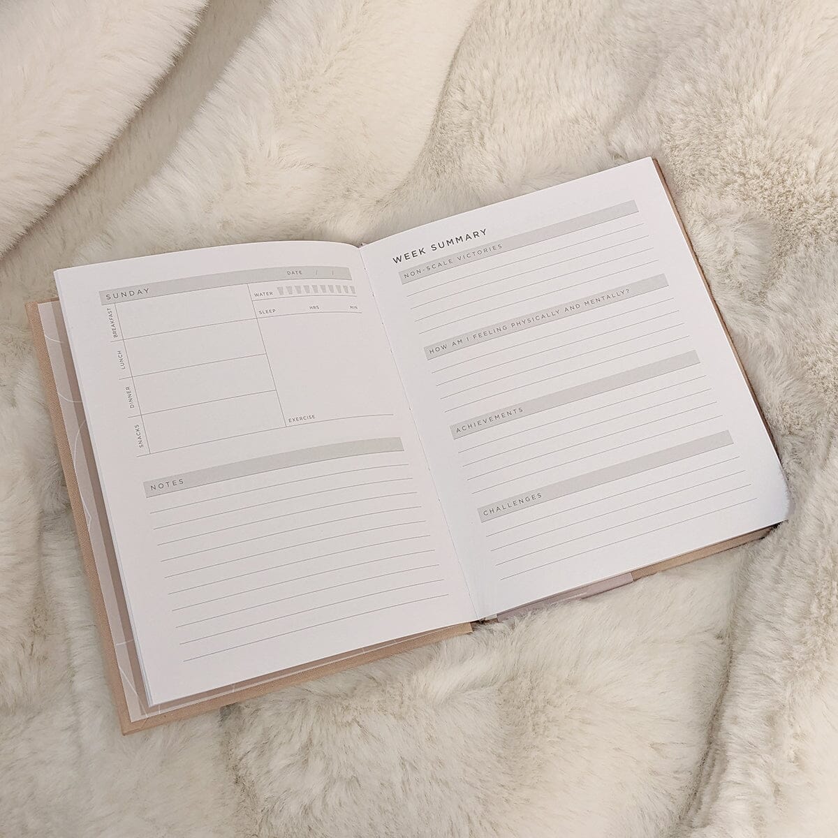 Pink Wellness Planner / Notebook - Image 3