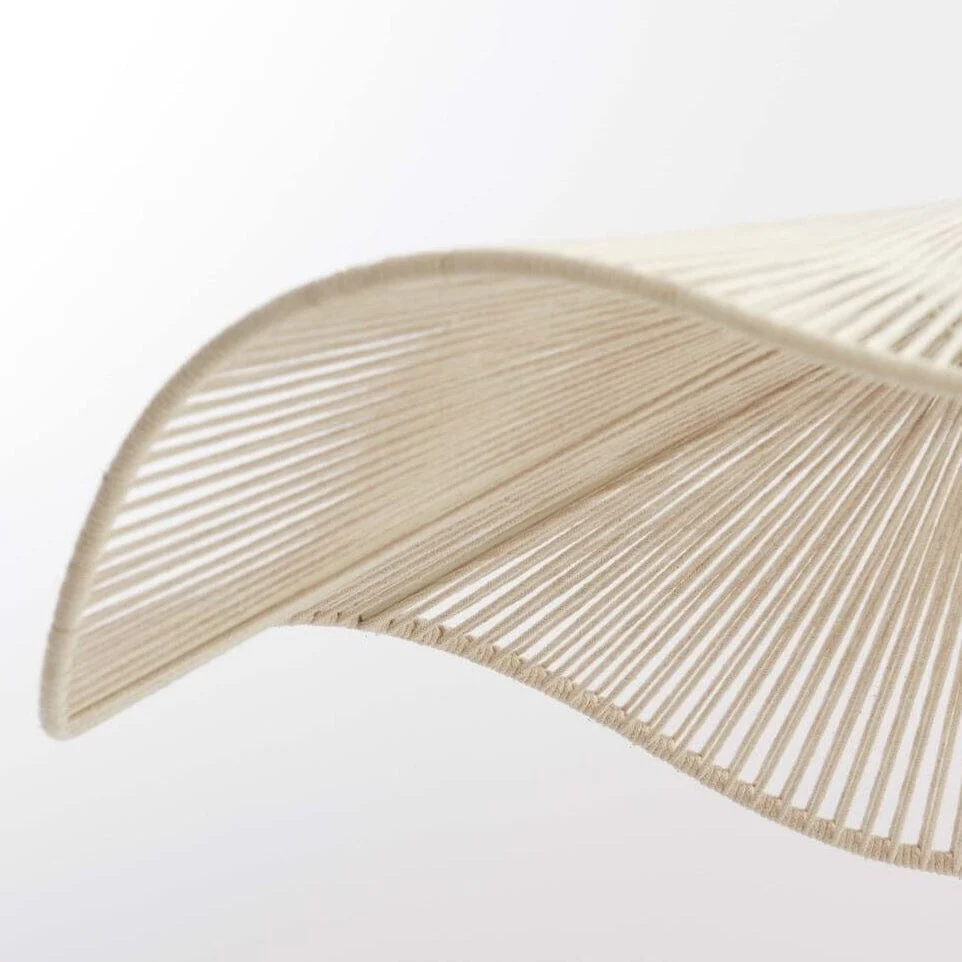 Rhia Cream Woven Wavy Ceiling Light - Image 3