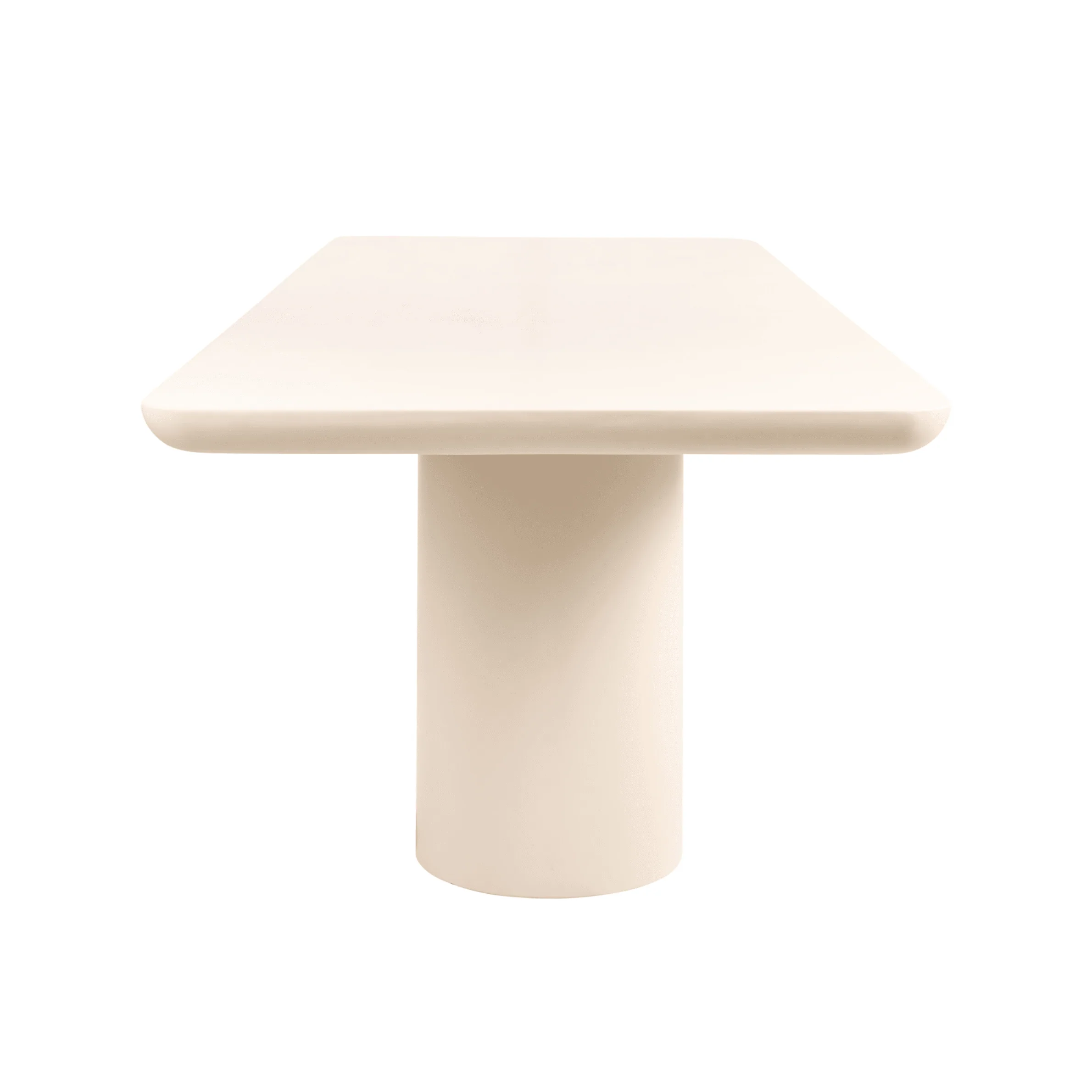 Riom Concrete Rectangular Outdoor Dining Table - Image 4