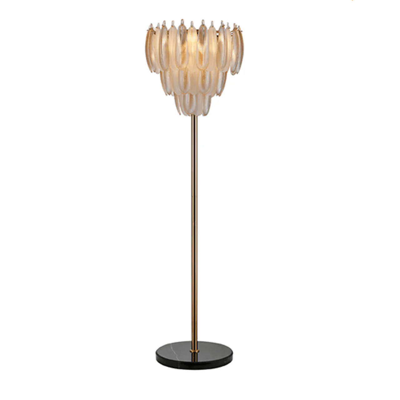 Rue Brass Chandelier Floor Lamp - Image 2