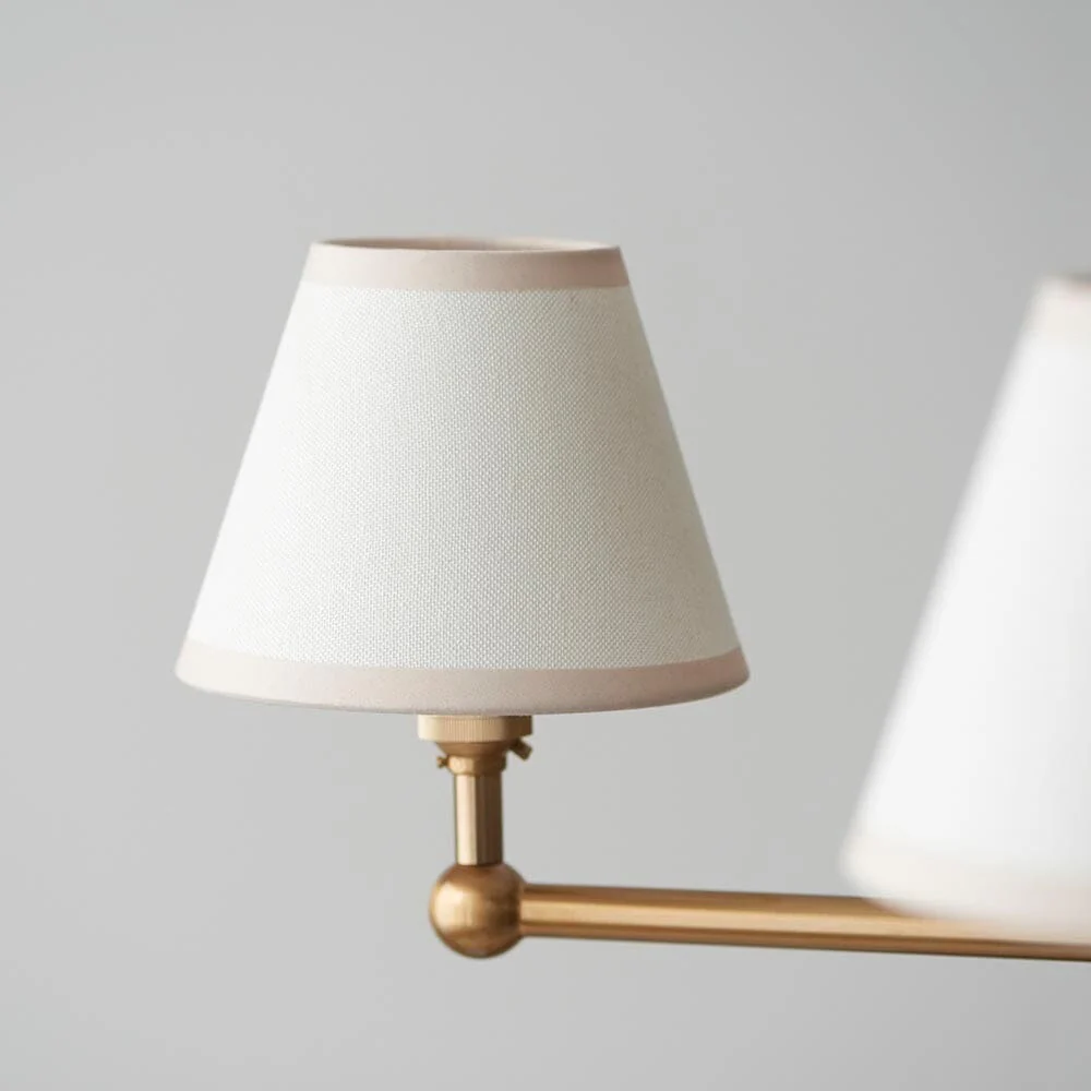Sabrina Brushed Brass 5 Light Pendant Ceiling Light - Image 2