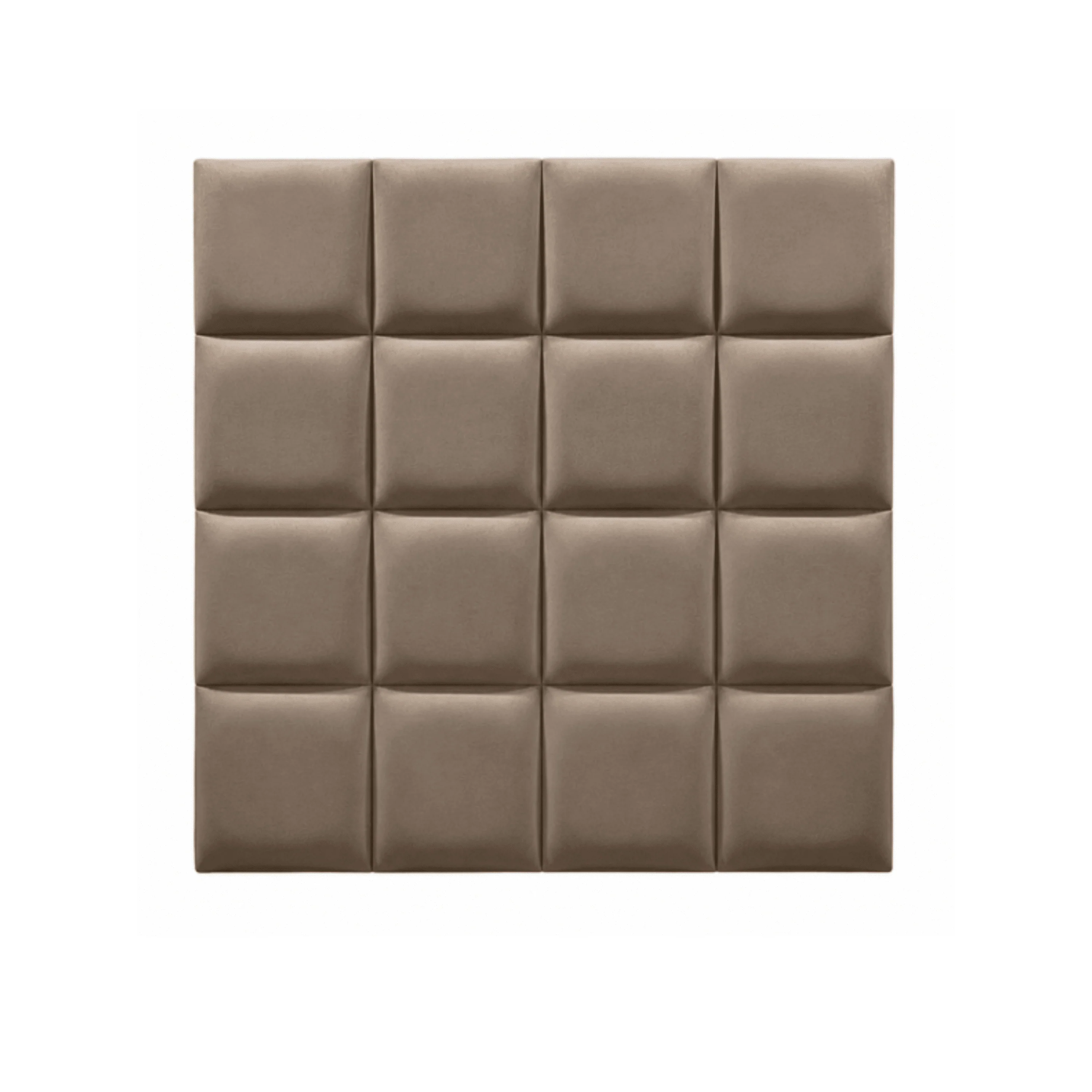Serene Mink Velvet Luxury Cubed Upholstered Headboard - Image 2